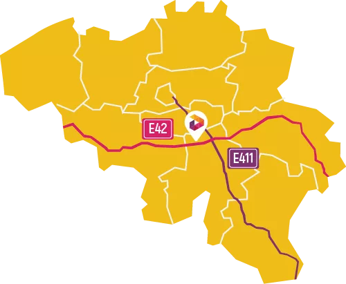 carte de Belgique